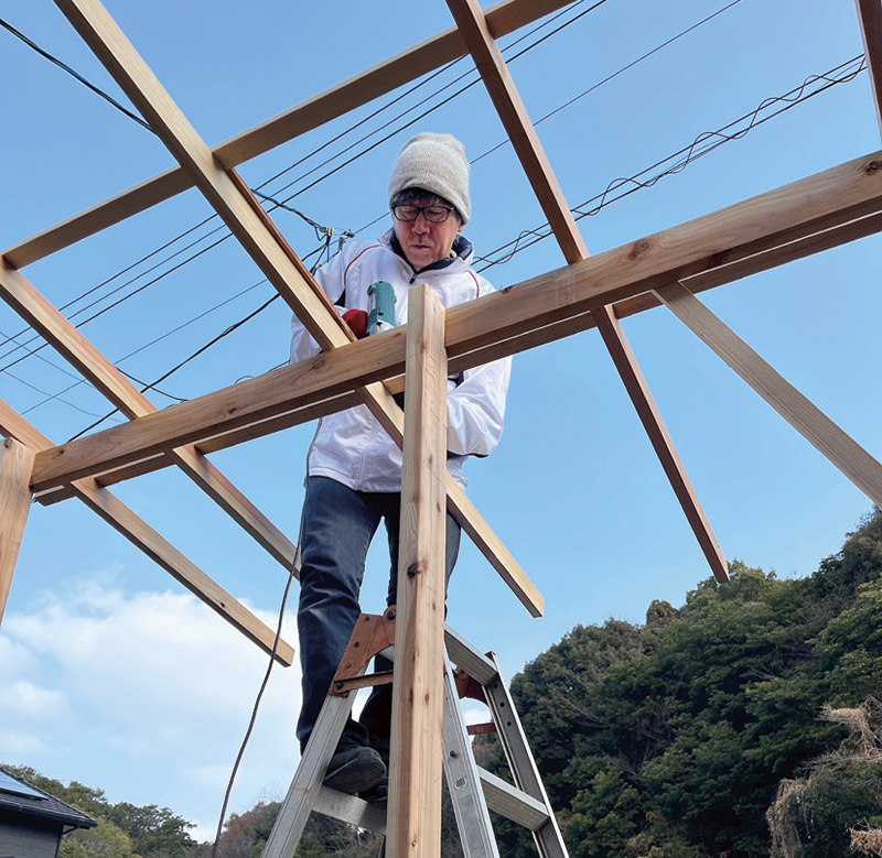 軒(げ)をつくる