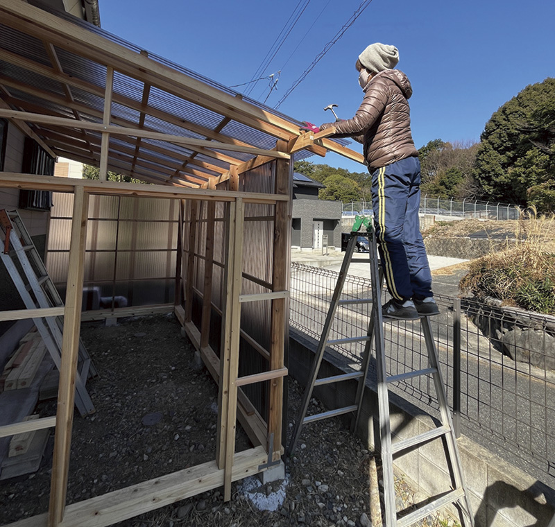 軒(げ)をつくる