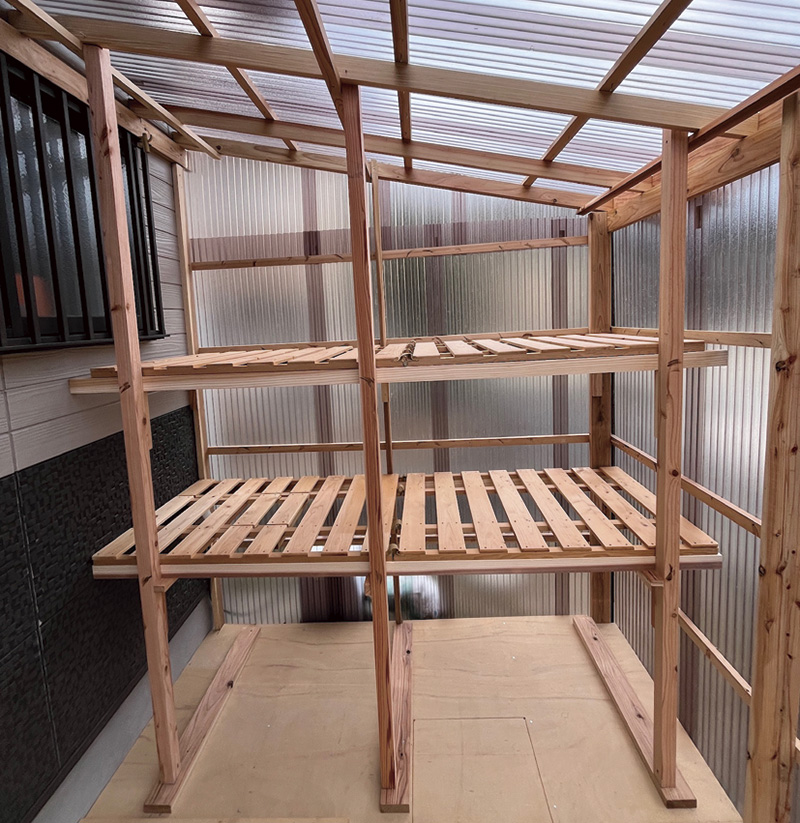 軒(げ)をつくる